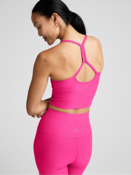 Beyond Yoga Other - Beyond Yoga Spacedye Slim Racerback Cropped Tank Pink Size XS NEW